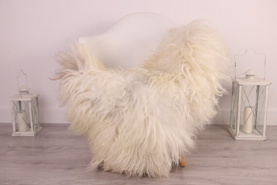 Real Icelandic Sheepskin Rug Scandinavian Decor Sofa Sheepskin throw Chair Cover Natural Sheep Skin Rugs Beige Gray Blanket Fur Rug #Am21