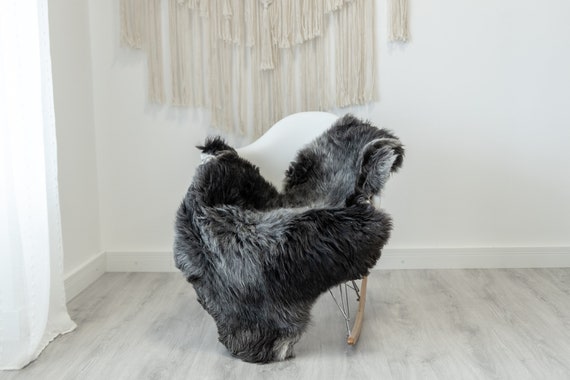 Real Sheepskin Rug Shaggy Rug Chair Cover Sheepskin Throw Sheep Skin White Gray Sheepskin Home Decor Rugs #Gut52