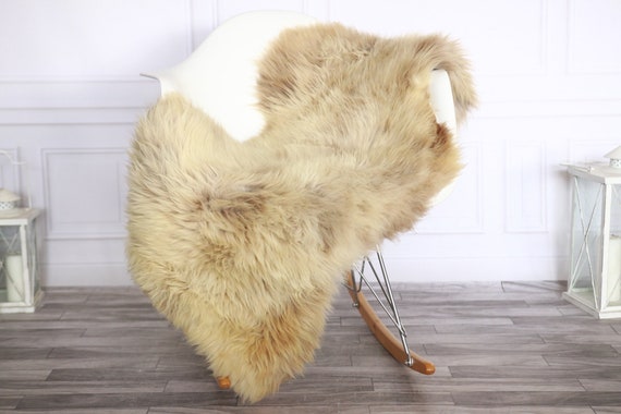Sheepskin Rug | Real Sheepskin Rug | Shaggy Rug | Sheepskin Throw | Sheepskin Rug Brown | Chirtmas Home Decor | #1HER36