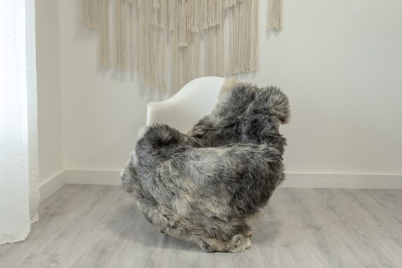 Real Sheepskin Rug Shaggy Rug Chair Cover Scandinavian Home Sheepskin Throw Sheep Skin White Gray Sheepskin Home Decor Rugs #Gut86