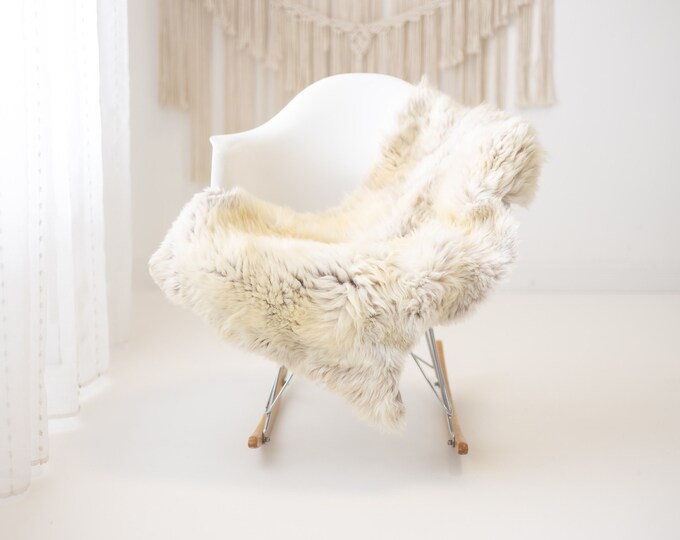 Real Sheepskin Rug Shaggy Rug Chair Cover Scandinavian Home Sheepskin Throw Sheep Skin Sheepskin Ivory Beige Rug #herdwik809