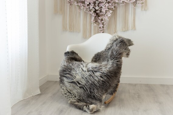 Real Sheepskin Rug Shaggy Rug Chair Cover Sheepskin Throw Sheep Skin White Gray Sheepskin Home Decor Rugs #Gut39