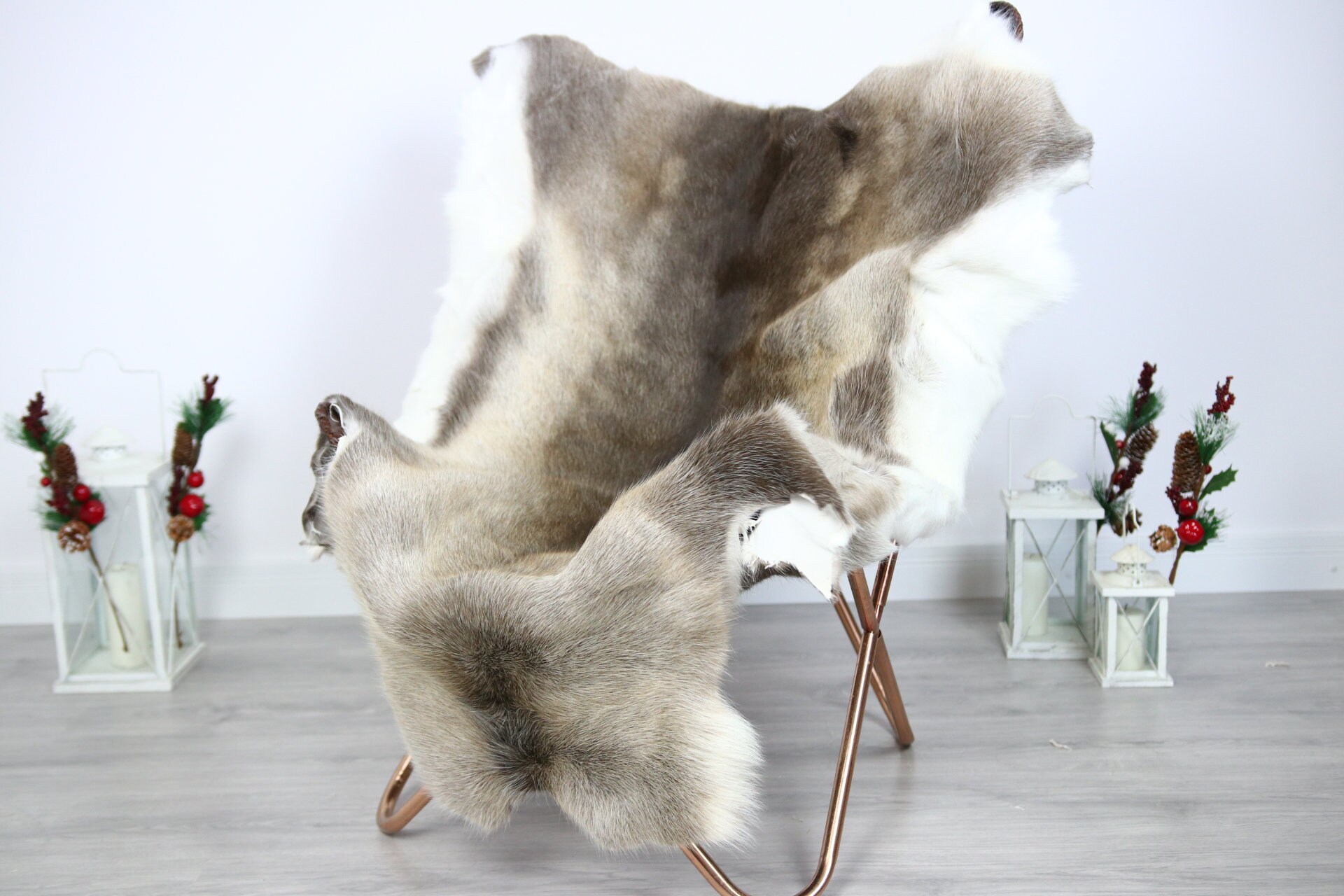 Reindeer Hide Reindeer Rug Reindeer Skin Throw Scandinavian