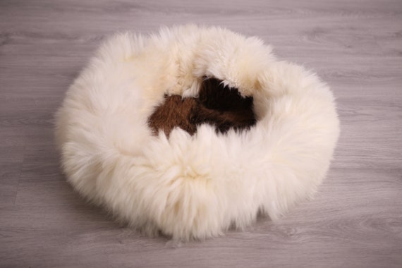 Sheepskin Cat bed | Sheepskin Dog bed | Cat Pouf | Dog Pouf | Sheepskin Cat Mat | Dog Mat | Pet Bed | Fur Pet Bed