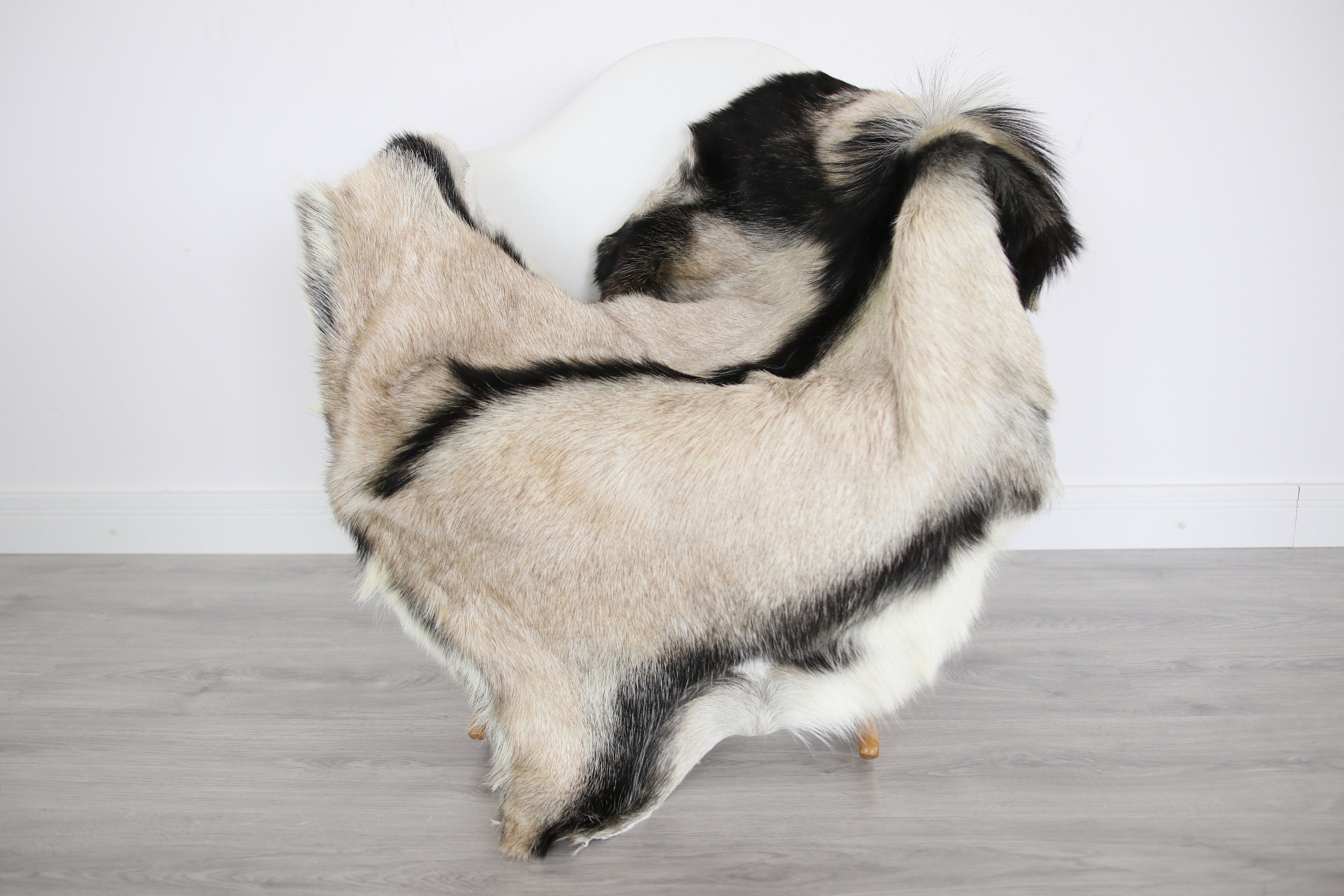 Natural real Goatskin rug, Goat Hide Goat Rug Goat1