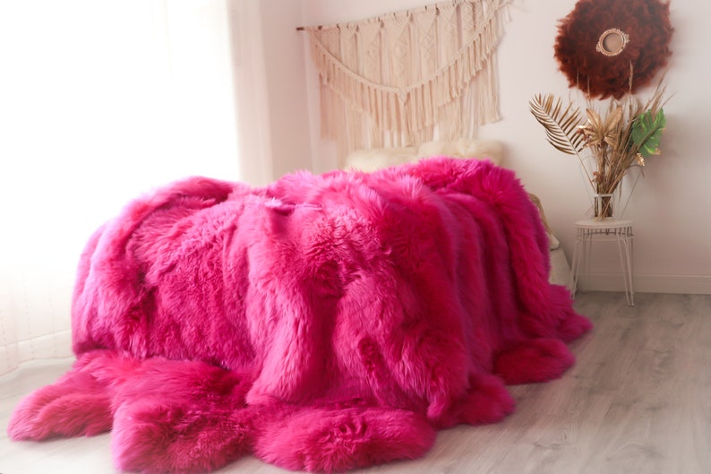 Naturalsheepskin Sheepskin Throw - Thumbnail 3