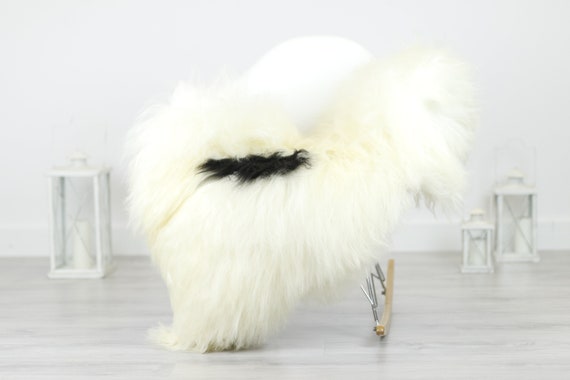Real Icelandic Sheepskin Rug Scandinavian Decor Sofa Sheepskin throw Chair Cover Natural Sheep Skin Rugs Ivory Blanket Fur Rug #Babisl33