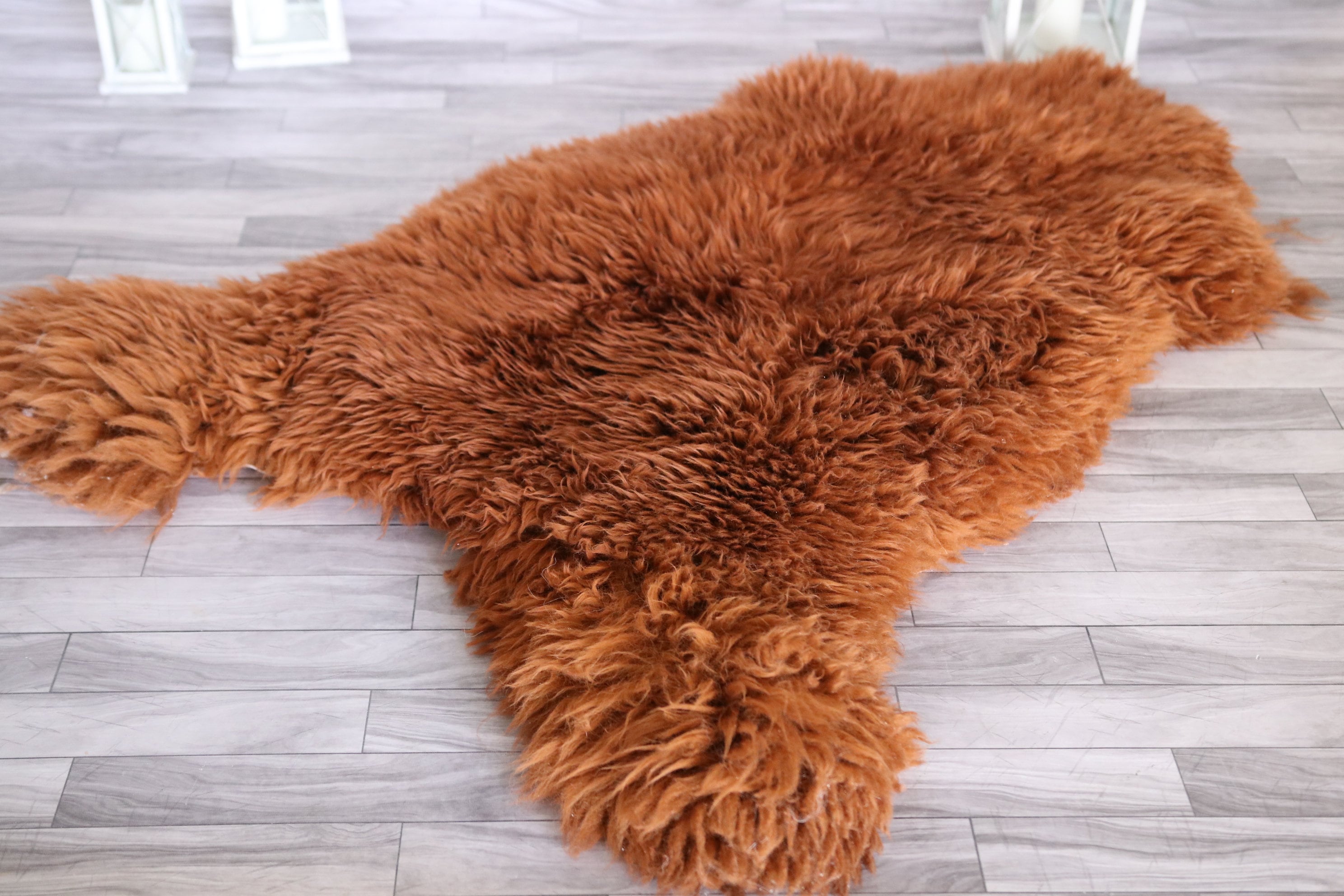 Sheepskin Rug Real Sheepskin Rug Shaggy Rug Scandinavian Rug