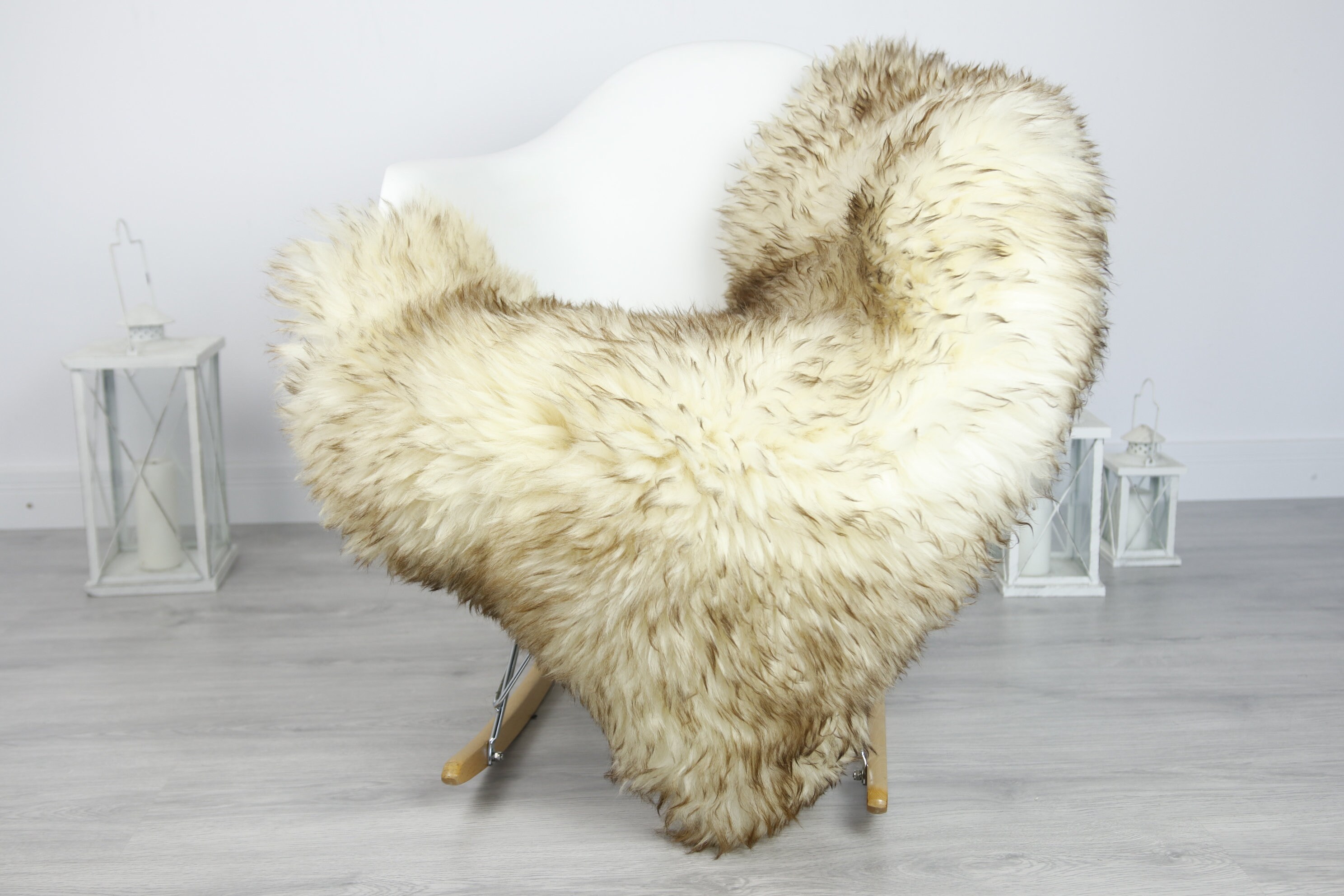 Real Sheepskin Rug Shaggy Rug Chair Cover Sheepskin Throw Sheep Skin