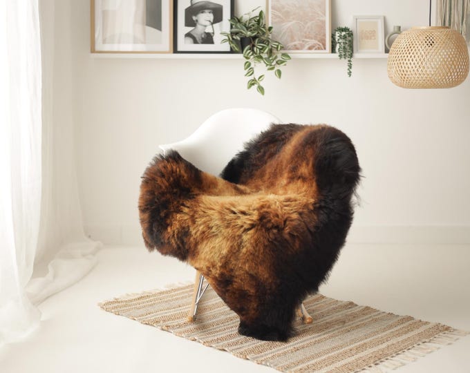 Real Sheepskin Rug Shaggy Rug Chair Cover Scandinavian Home Sheepskin Throw Sheep Skin Gray Brown Sheepskin Home Decor Rugs #Is250