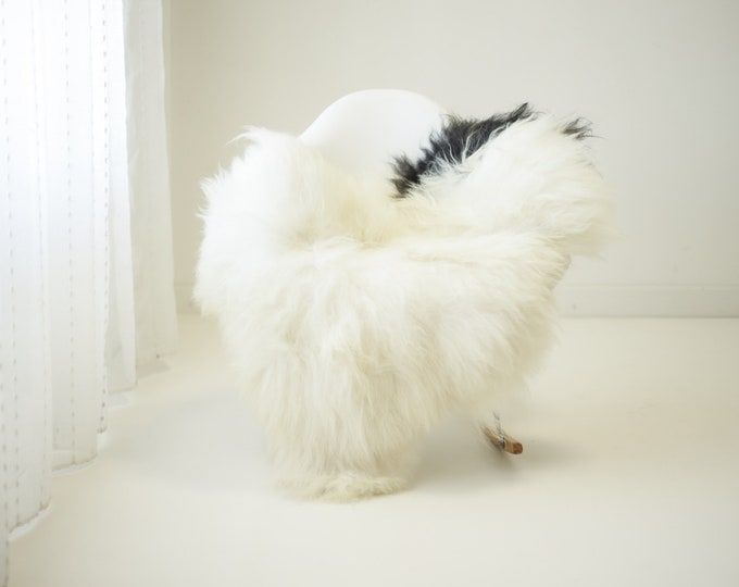 Real Icelandic Sheepskin Rug Scandinavian Home Decor Sofa Sheepskin throw Chair Cover Natural Sheep Skin Rugs Ivory Gray #Iceland1434
