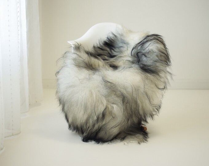 Real Icelandic Sheepskin Rug Scandinavian Home Decor Sofa Sheepskin throw Chair Cover Natural Sheep Skin Rugs Ivory Gray #Iceland1445