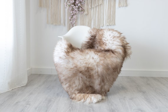 Real Sheepskin Rug Shaggy Rug Chair Cover Scandinavian Home Sheepskin Throw Sheep Skin White Brown Sheepskin Home Decor Rugs #herdwik192