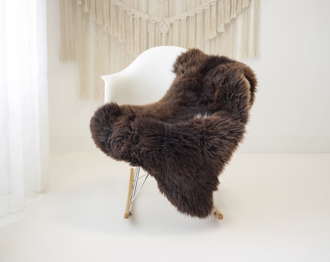 Real Sheepskin Rug Shaggy Rug Chair Cover Scandinavian Home Sheepskin Throw Sheep Skin Brown White Sheepskin Home Decor Rugs #herdwik880