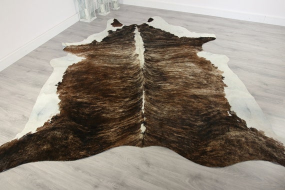 Premium Quality Giant XXXL Cowhide | Real Cowhide Rug | Brown White Carmel Cowhide | #COW17