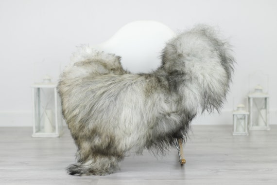 Real Icelandic Sheepskin Rug Scandinavian Decor Sofa Sheepskin throw Chair Cover Natural Sheep Skin Rugs Gray Blanket Fur Rug #Babisl20