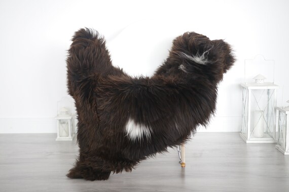 Real Sheepskin Rug Shaggy Rug Chair Cover Sheepskin Throw Sheep Skin White Brown Sheepskin Home Decor Rugs #6her22