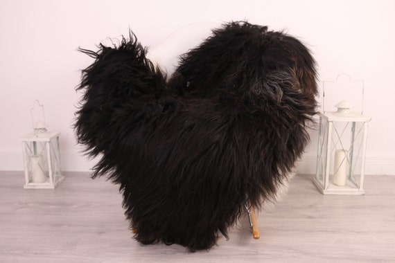 Real Icelandic Sheepskin Rug Scandinavian Decor Sofa Sheepskin throw Chair Cover Natural Sheep Skin Rugs Gray Brown Blanket Fur Rug #Am17