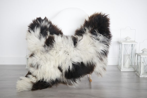 Real Sheepskin Rug Shaggy Rug Chair Cover Sheepskin Throw Sheep Skin White Brown Sheepskin Home Decor Rugs #6her9