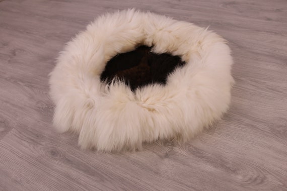 Sheepskin Cat bed | Sheepskin Dog bed | Cat Pouf | Dog Pouf | Sheepskin Cat Mat | Dog Mat | Pet Bed | Fur Pet Bed