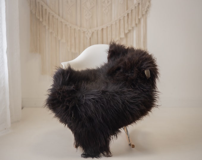 Real Sheepskin Rug Shaggy Rug Chair Cover Scandinavian Home Sheepskin Throw Sheep Skin Brown Sheepskin Home Decor Rugs #herdwik557