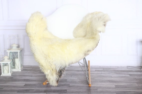 Sheepskin Rug | Real Sheepskin Rug | Shaggy Rug | Sheepskin Throw | Sheepskin Rug Beige Brown | Chirtmas Home Decor | #1HER51