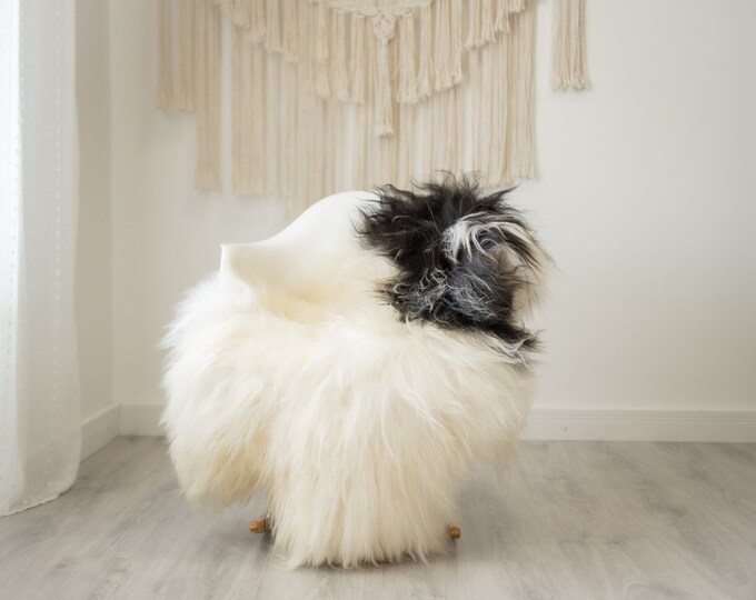 Real Icelandic Sheepskin Rug Scandinavian Home Decor Sofa Sheepskin throw Chair Cover Natural Sheep Skin Rugs Ivory fur #Iceland512