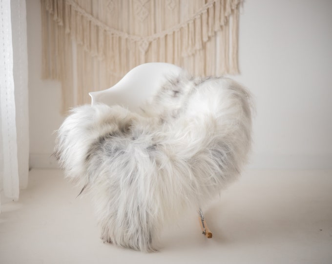 Real Icelandic Sheepskin Rug Scandinavian Home Decor Sofa Sheepskin throw Chair Cover Natural Sheep Skin Rugs Gray Whie #Iceland779