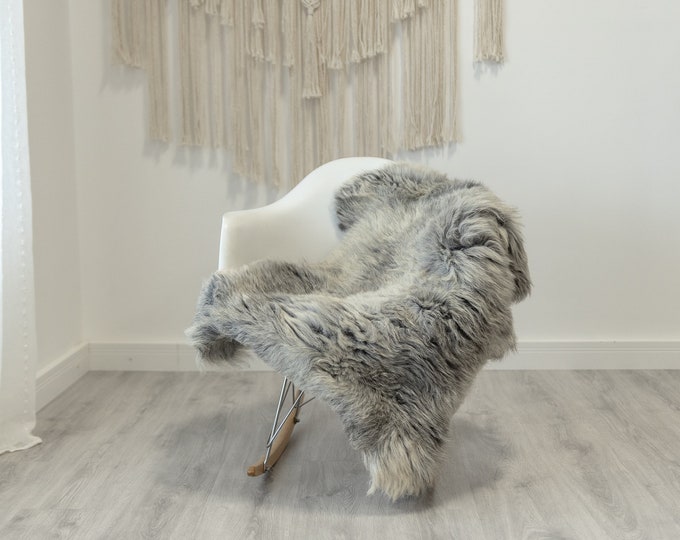Real Sheepskin Rug Shaggy Rug Chair Cover Scandinavian Home Sheepskin Throw Sheep Skin White Gray Sheepskin Home Decor Rugs #Gut70