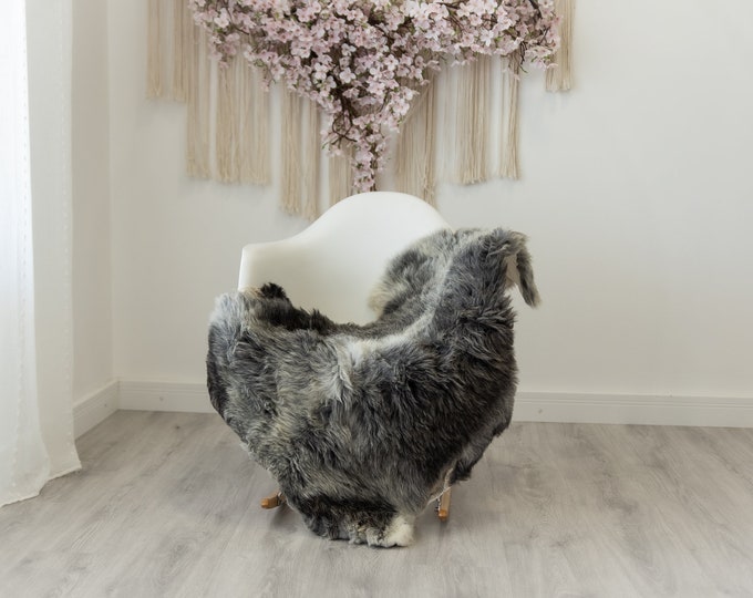 Real Sheepskin Rug Shaggy Rug Chair Cover Sheepskin Throw Sheep Skin Ivory Gray Sheepskin Home Decor Rugs #Gut35