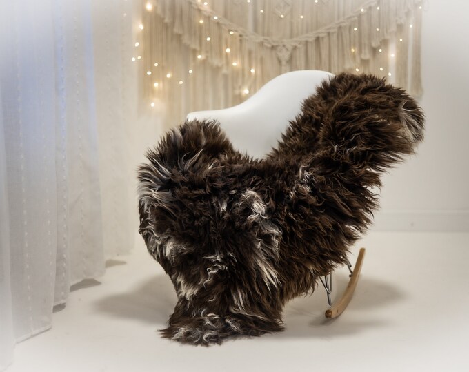 Real Sheepskin Rug Shaggy Rug Chair Cover Scandinavian Home Sheepskin Throw Sheep Skin White Brown Sheepskin Home Decor Rugs #herdwik435