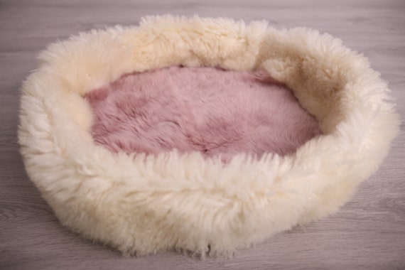 Sheepskin Cat bed | Sheepskin Dog bed | Cat Pouf | Dog Pouf | Sheepskin Cat Mat | Dog Mat | Pet Bed | Fur Pet Bed