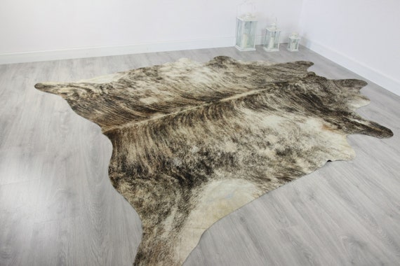Premium Quality Giant XXXL Cowhide | Real Cowhide Rug | Brindle Cowhide | #COW10