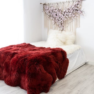 Genuine Natural Vine Merino Sheepskin Rug, Pelt  Giant Sheepskin Rug, Large Sheepskin Rug, Sheepskin throw Vine Sheep Skin Vine Blanket
