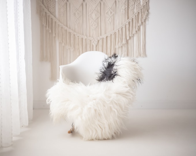 Real Icelandic Sheepskin Rug Scandinavian Decor Sofa Sheepskin throw Chair Cover Natural Sheep Skin Rugs Blanket Black White #Iceland716