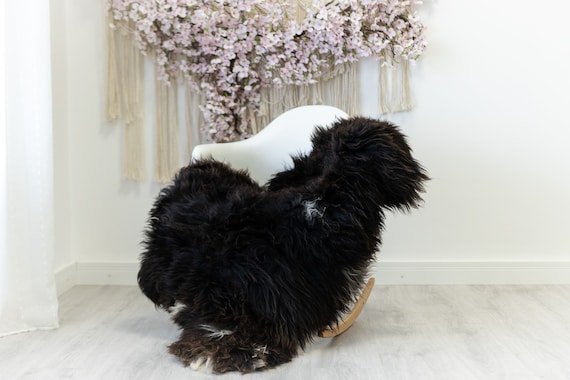 Real Sheepskin Rug Shaggy Rug Chair Cover Scandinavian Home Sheepskin Throw Sheep Skin White Brown Sheepskin Home Decor Rugs #herdwik133