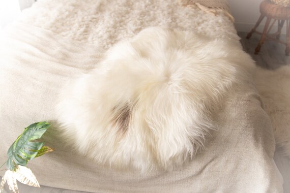 Real Icelandic Sheepskin Rug Scandinavian Decor Sofa Sheepskin throw Chair Cover Natural Sheep Skin Rugs Ivory Blanket Fur Rug #Miesz13