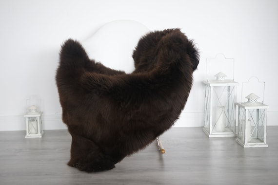 Real Sheepskin Rug Shaggy Rug Chair Cover Sheepskin Throw Sheep Skin White Brown Sheepskin Home Decor Rugs #6her16