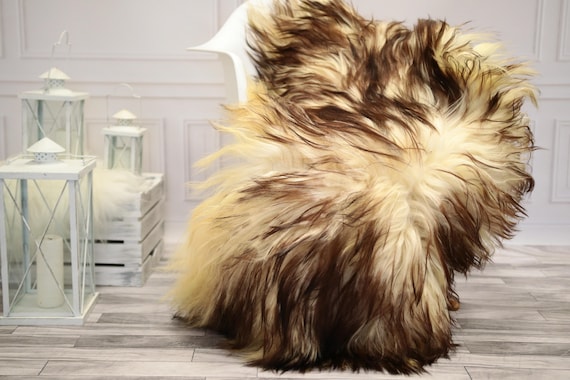 Sheepskin Rug | Real Sheepskin Rug | Shaggy Rug | Chair Cover | Sheepskin Throw | Mouflon Sheepskin | CHRISTMAS DECOR | #DECMOUF5