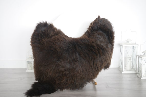 Real Sheepskin Rug Shaggy Rug Chair Cover Sheepskin Throw Sheep Skin White Brown Sheepskin Home Decor Rugs #6her23