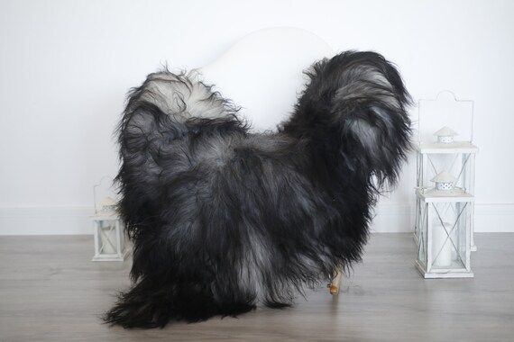 Real Icelandic Sheepskin Rug Scandinavian Decor Sofa Sheepskin throw Chair Cover Natural Sheep Skin Rugs Beige Blanket Fur Rug #isleb27