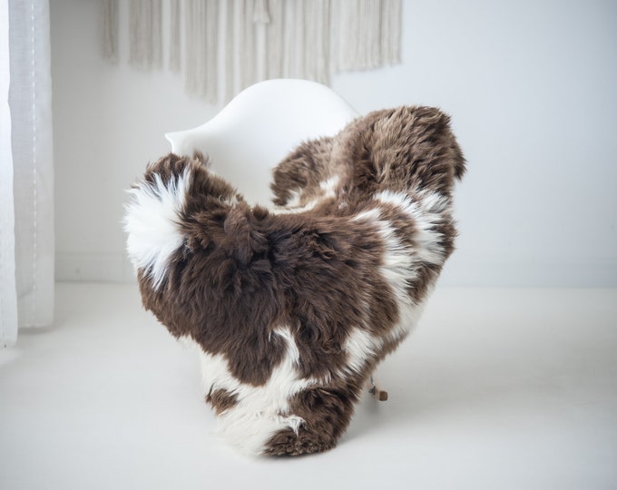 Real Sheepskin Rug Shaggy Rug Chair Cover Scandinavian Home Sheepskin Throw Sheep Skin White Brown Sheepskin Home Decor Rugs #herdwik577
