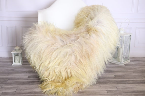 Icelandic Sheepskin | Real Sheepskin Rug | Super Large Sheepskin Rug Blonde Ivory | Fur Rug | Homedecor #MIHISL5