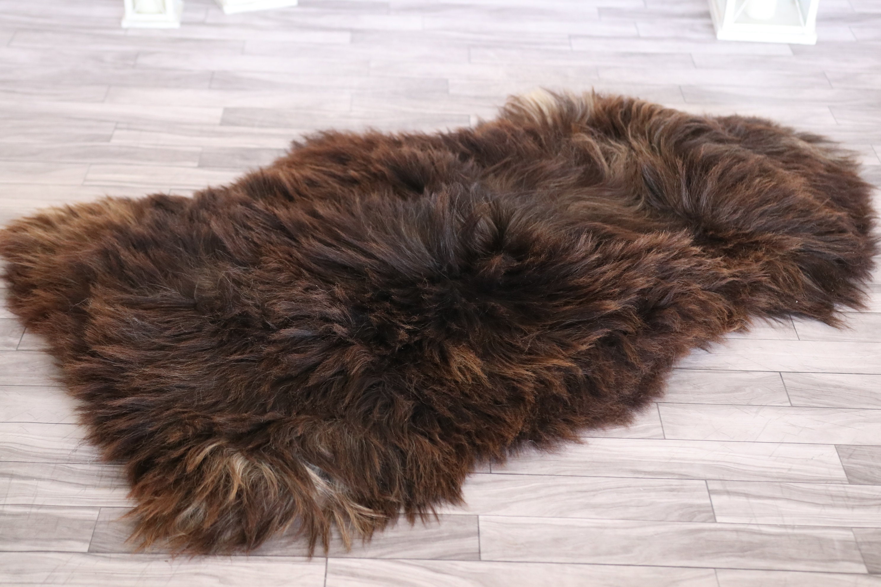 Sheepskin Rug Real Sheepskin Rug Shaggy Rug Scandinavian Rug