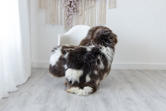 Real Sheepskin Rug Shaggy Rug Chair Cover Scandinavian Home Sheepskin Throw Sheep Skin White Brown Sheepskin Home Decor Rugs #herdwik183