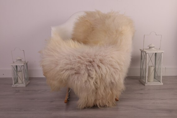 Real Icelandic Sheepskin Rug Scandinavian Decor Sofa Sheepskin throw Chair Cover Natural Sheep Skin Rugs Ivory Blanket Fur Rug #kefisl21