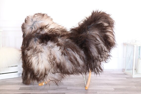Icelandic Sheepskin | Real Sheepskin Rug | Gray Sheepskin Rug | Fur Rug |Scandinavian dedcor | #JANISL61