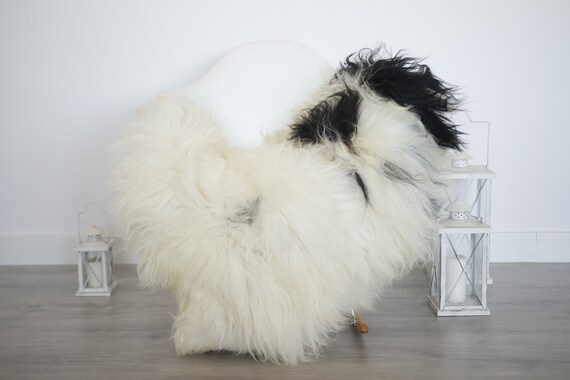 Real Icelandic Sheepskin Rug Scandinavian Decor Sofa Sheepskin throw Chair Cover Natural Sheep Skin Rugs White Blanket Fur Rug #isleb39