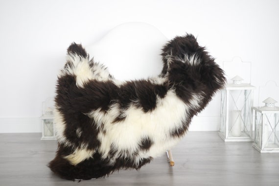 Real Sheepskin Rug Shaggy Rug Chair Cover Sheepskin Throw Sheep Skin White Brown Sheepskin Home Decor Rugs #6her24