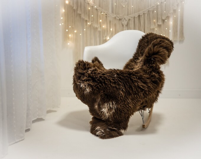 Real Sheepskin Rug Shaggy Rug Chair Cover Scandinavian Home Sheepskin Throw Sheep Skin White Brown Sheepskin Home Decor Rugs #herdwik429